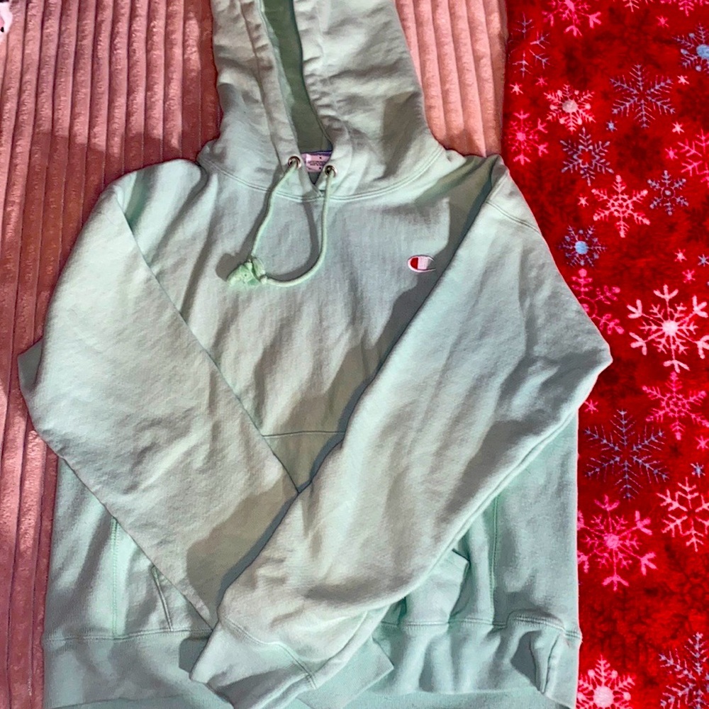 Champion hoodie teal